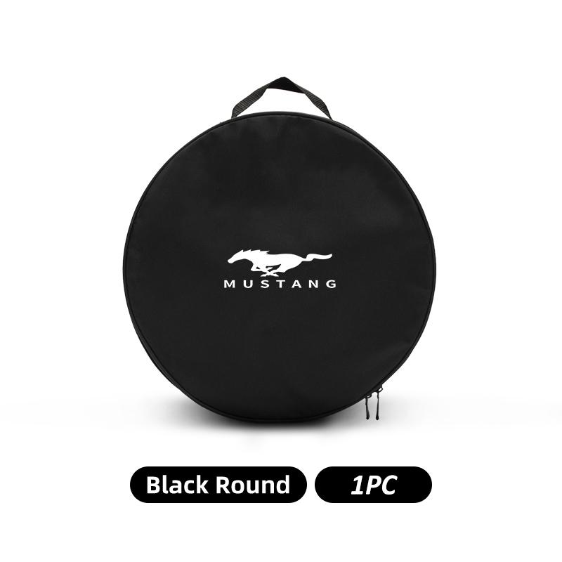 JQOZ8 EV Charger Cable Organizer Car Rechargeable Gun Storage Pouch For Ford Fiesta Ranger Mondeo Escape Ecosport Fusion Explorer