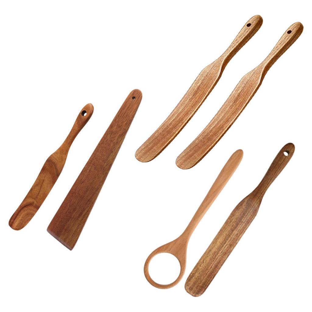 Замешивание хлеба на закваске Спула плоская деревянная лопатка для переворачивания, сервировки, перемешивания