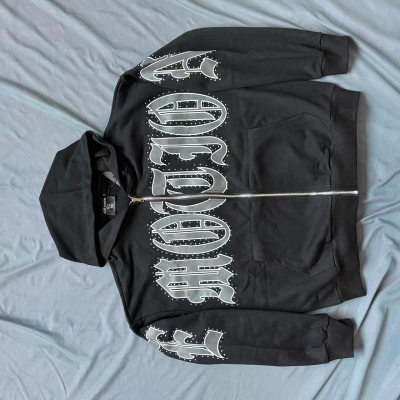 Mens Oversized Cotton Hoodie Streetwear Hip Hop Graphic Print Loose Fit Pullover Sweatshirt Fall