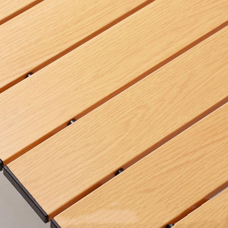 Height-Adjustable Aluminum Outdoor Folding Table