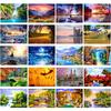 DIY 5D Full Circle Diamond Painting Diamond Embroidery Landscape Set Picture Cross Stitch