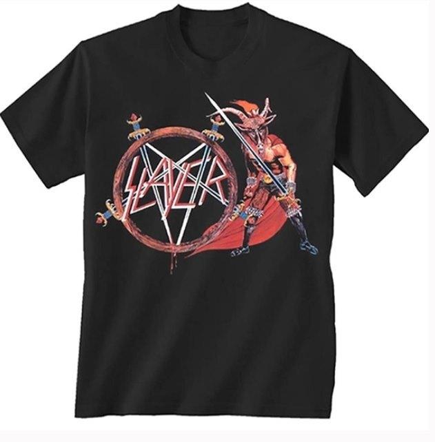 26 Slayer Show No Mercy Футболка в стиле хэви-метал Унисекс