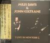 CD MILES DAVIS & JOHN COLTRANE - Live In New York 32JDB133 Bandstand 1987 Japan Jazz Used