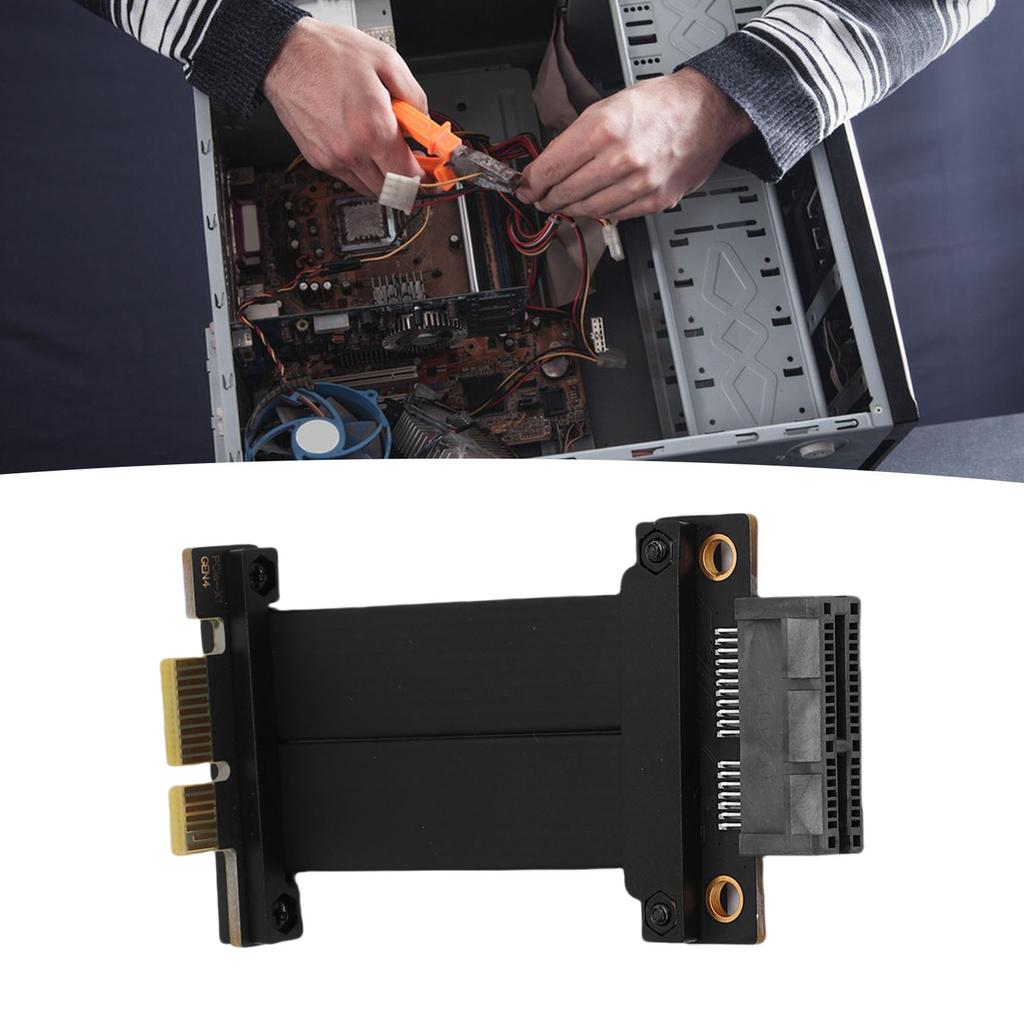 PCIE 4.0 Riser Cable 180 Full Speed Lossless Gen 4 GPU Graphics Card Extension Cable for M.2 WiFi USB Sound Card