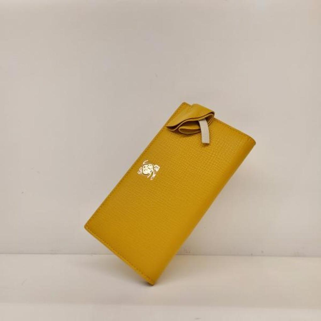 Mari eclaire 17 9 100% high-quality natural cowhide pretty long wallet