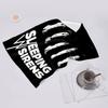 proof beach towel with Sleeping With Sirens pattern - soft,absorbent,quick-drying,machine washable - perfect for swimming,camping,bathing