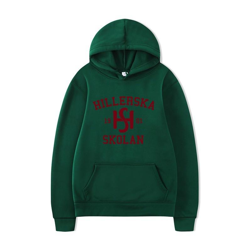 Ng Royals Hillerska Skolan Hoodie Unisex Teens Casual Printed Sweatshirt