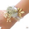 1PC Bracelet Accessorie Bride Wrist Flower Pearl Hand Flowers Romantic Wedding Elegant Bridesmaids