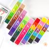 7-color Long Strip Gradient Children's Craft Ink Pads for Scrapbooking Journal Coloring Stamp Fun Kids DIY Fingerprint Painting