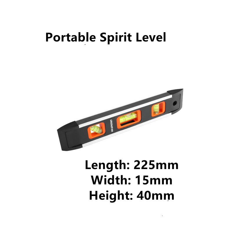 Магнитный спиртовой уровень линейка алюминиевый сплав высокоточный угловой балансир горизонтальная линейка для самостоятельного украшения дома