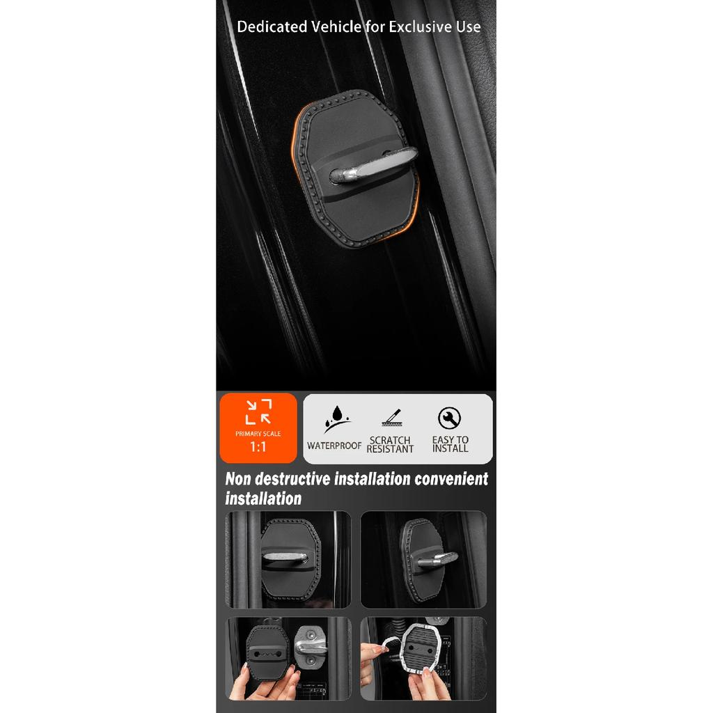 2/4Pcs Silicone Car Door Lock Cover Protective Decoration Case For BMW 2 Series Coupe F22 G42 2 Series Gran Coupe F44 F74