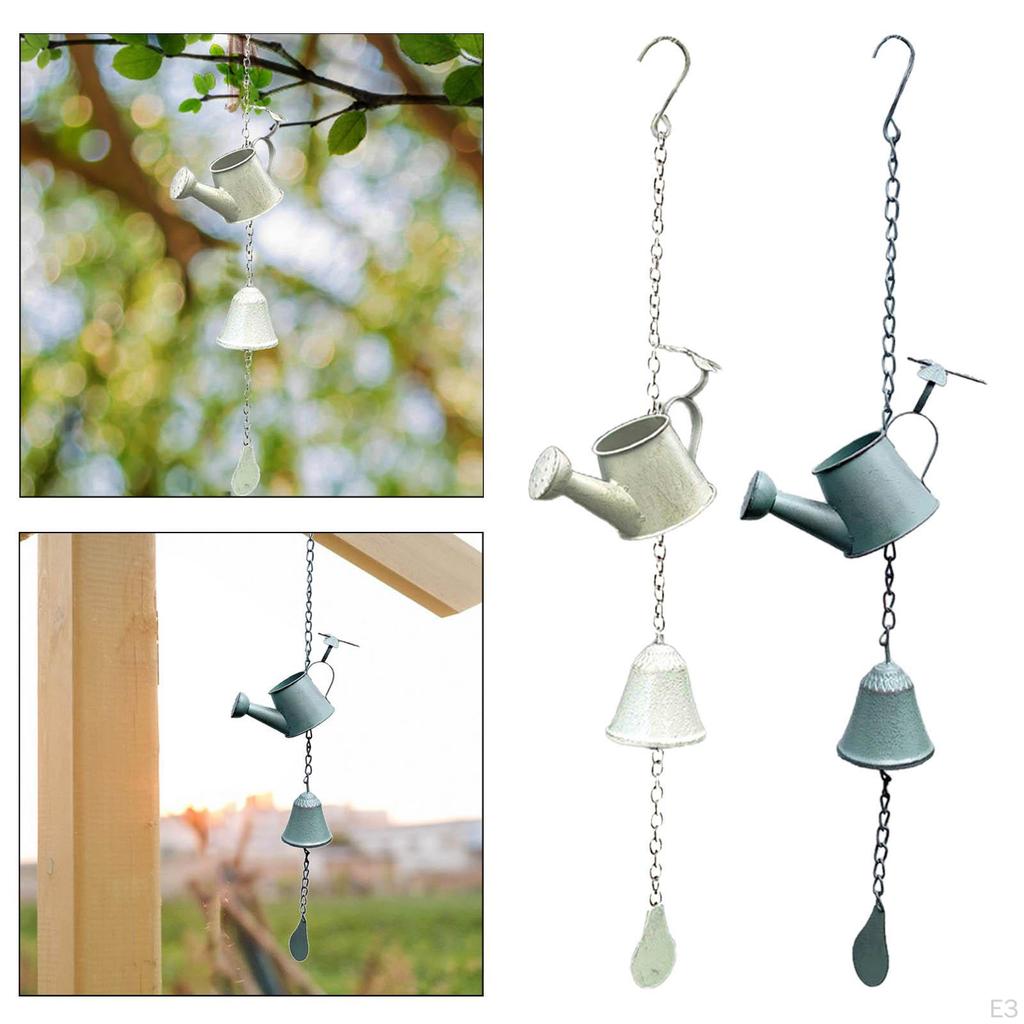 Подвесной железный колокольчик, винтажный колокольчик, металлический колокольчик для улицы, сада, двора, двора