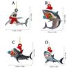Marine Animal Christmas Shark Pendant Acrylic Christmas Tree Decoration  Party