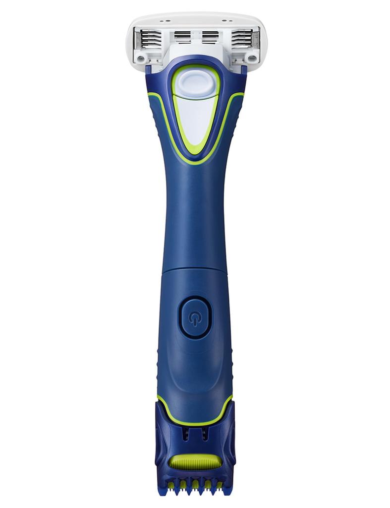 Schick Physical Multi Body Shaver Blade 1 сменный триммер с защитой кожи Vio для мужчин Синий 5 лезвий (с + Лезвием)