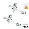EDP726-1 2 Pieces Front Door Hinge Stop Check Strap Limiter for Renault Trafic MK2 Vauxhall Opel Vivaro A Nissan PriMastar X83 4408993