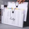 A4 Multigrid File Document Pouch Folder Holder Organizer Planner Organ Bag Folder Material Bill Storages Office Accessories