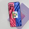 Haiti Haitian Flag Phone Case For Oppo A74 A53 A54 A94 A15 A16 A17 A52 A72 A76 A96 A57S A58 A78 A98 Back Cover