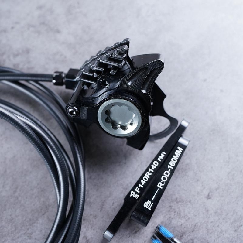 LTWOO GRT 12 Disc 1x12s Гравел Гидравлический Дисковый Тормоз Комплект + ZRACE XG Flat Mount Тормозной Суппорт, Углеродное Волокно, Эталон GRX