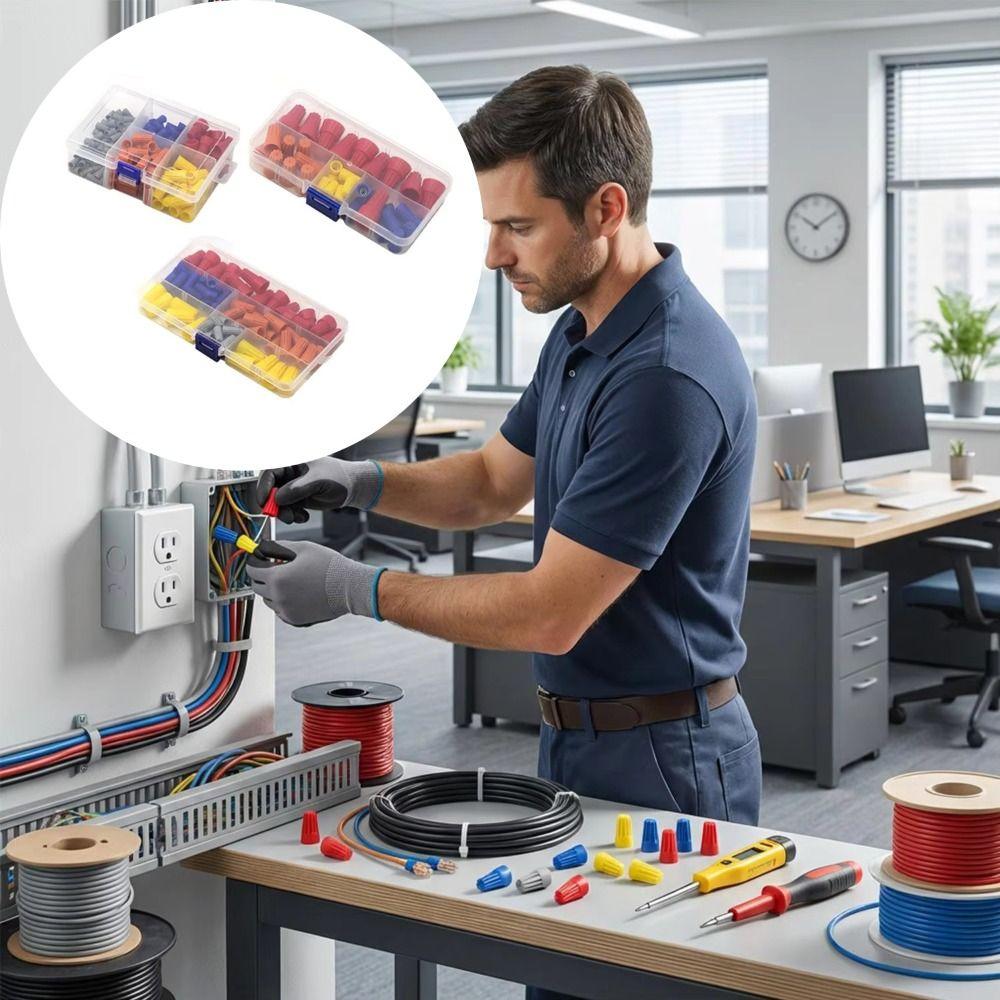 Colorful Boxed Quick Wire Connector Quick Connection Insulated Design Insulated Wire Connectors Twist Terminal Crimp Terminal