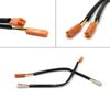 4Pcs Turn Signal Light Indicator Lamp Plug Adapter Connector Cable Wire Harness Fit for Kawasaki Z125 Z250 Z300 EX250 Ninja