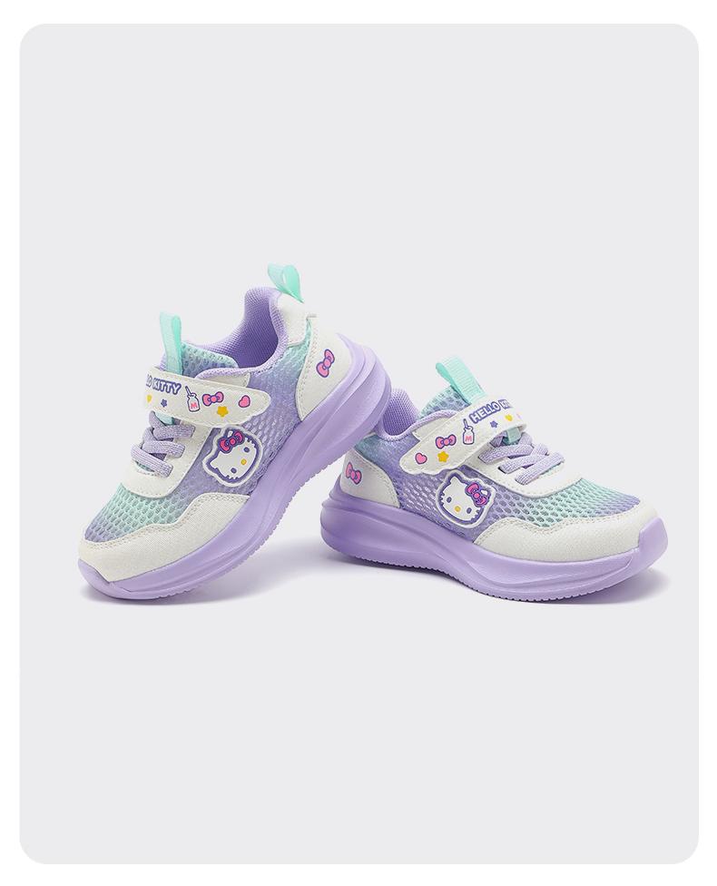 Kaiti Cat Children's Shoes Breathable Single Shoes 2026 New Summer Thick Bottom Cartoon Girls' Mesh Sports Shoes
