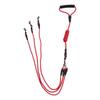 With Foam Handle 2/3/4 Way Pet Leash Adjustable Nylon Two Heads Dogs Leash Durable 120CM Dogs Traction Rope Outdoor