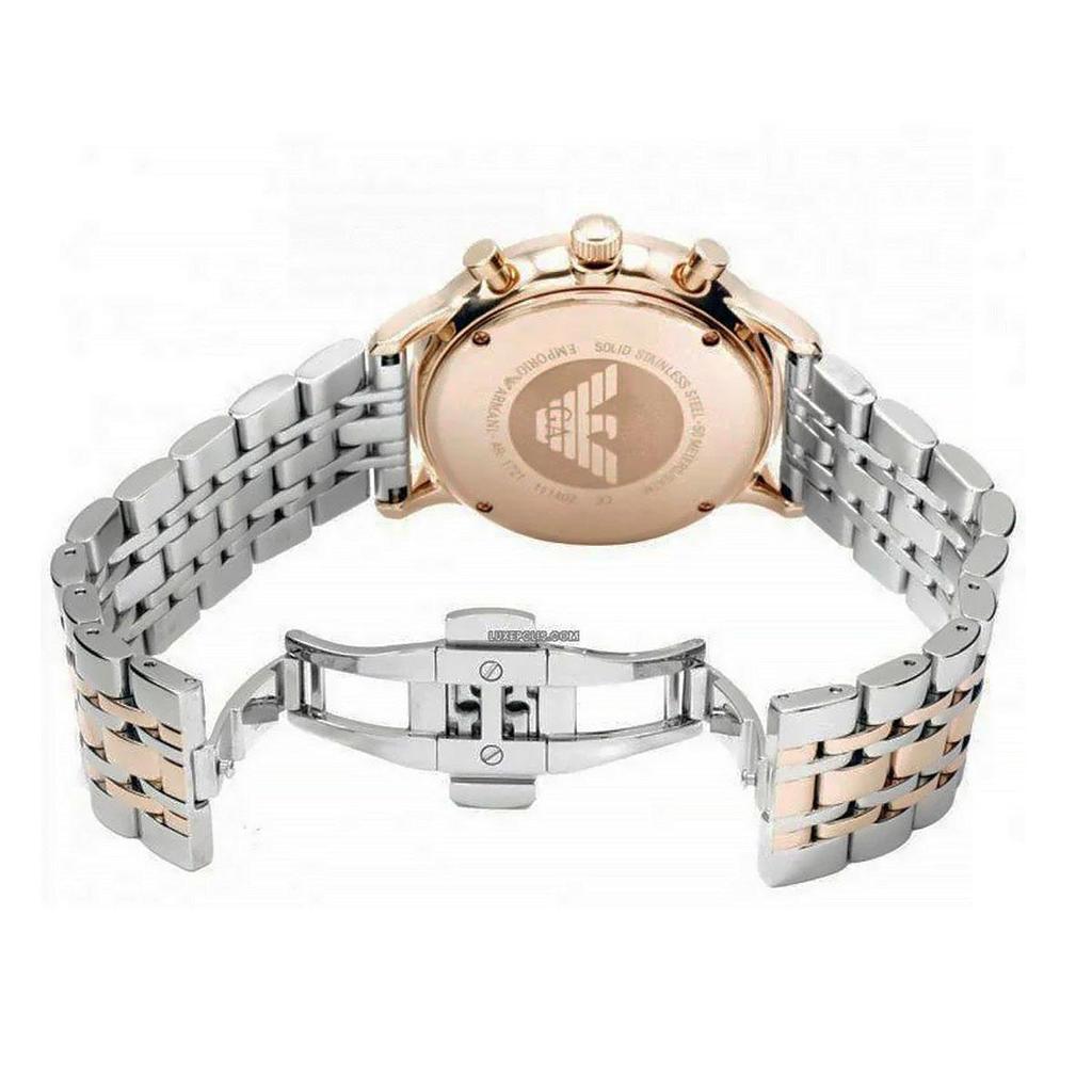 Emporio Armani AR1721 Gianni Watch Двухцветные мужские часы