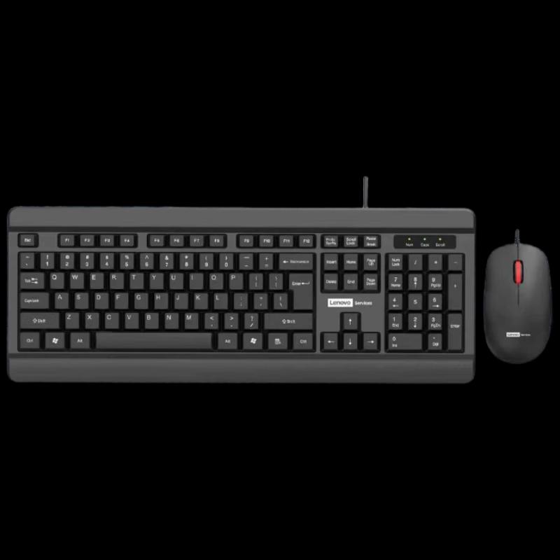 Lenovo Проводной комплект клавиатуры и мыши PW51