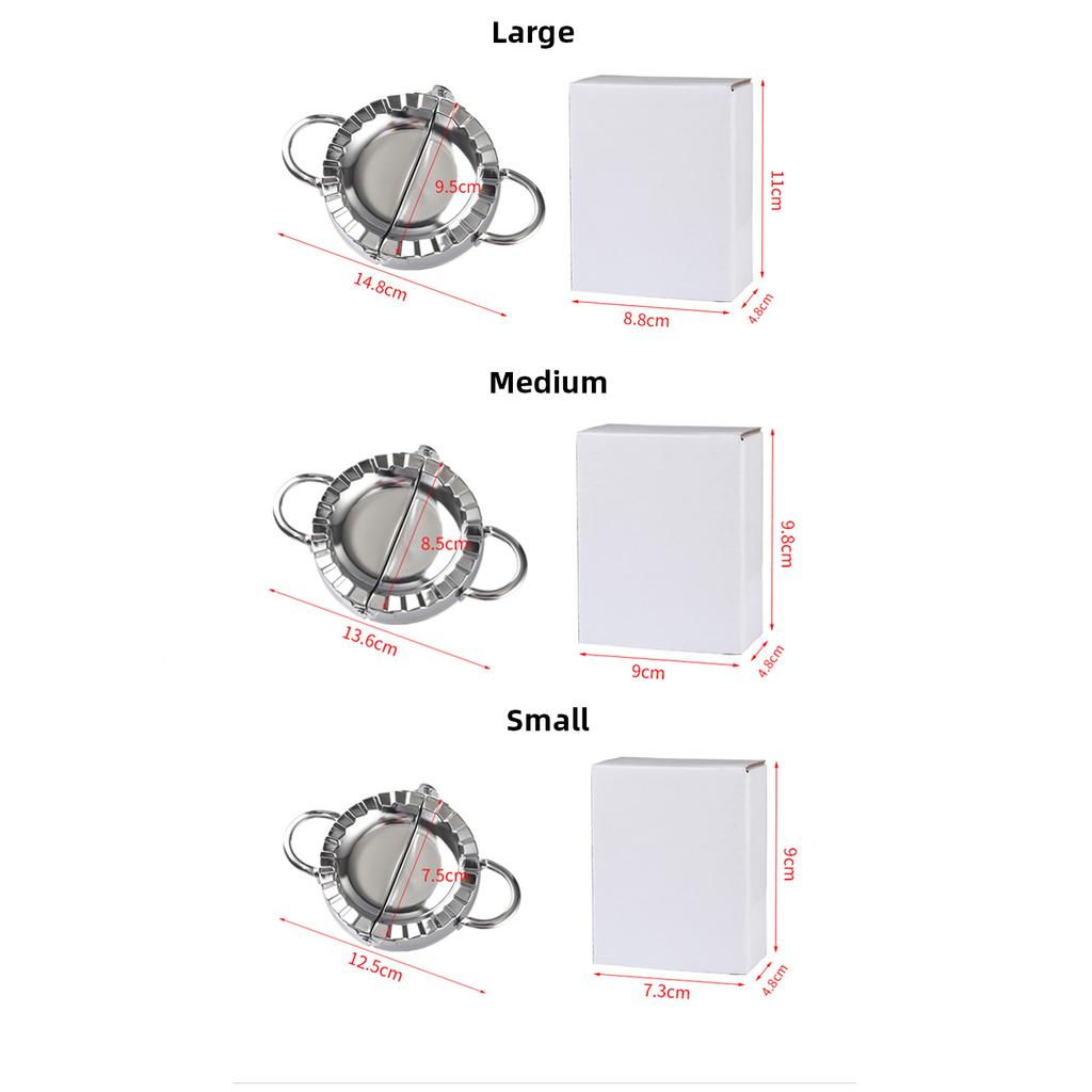 Пельмени Артефакт Ручная форма для пельменей из нержавеющей стали Кухонные маленькие инструменты Форма для пельменей