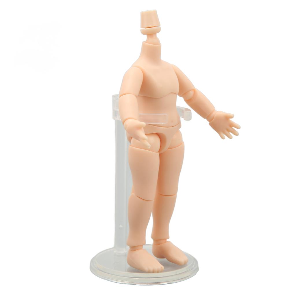 Doll Body 4.1 Inch High Flexible Joints Semi Finished Durable Plastic Cement Ball Joint Doll Body