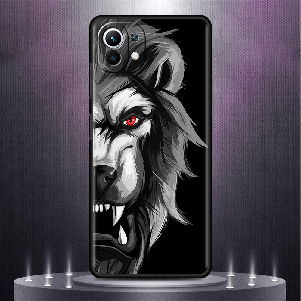 Чехол Lion Wolf для Xiaomi Mi Poco X3 NFC M4 M3 Pro F3 GT F1 11 Lite Note 10 11T 10T 9T задняя мягкая крышка телефона