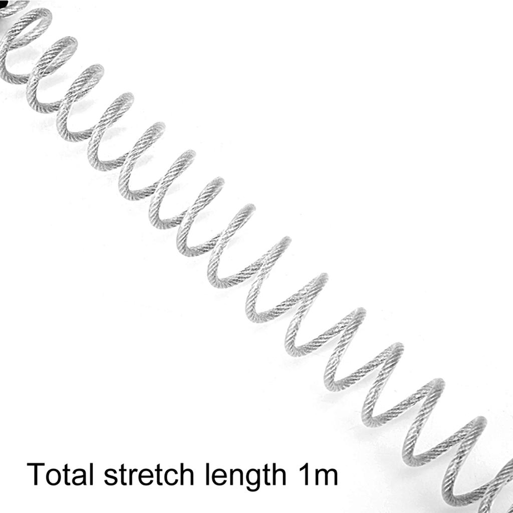 Противоугонный стальной тросовый замок, пружинный тросовый замок для багажа, велосипедного шлема
