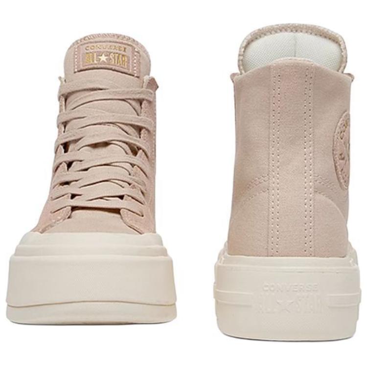 Converse CHUCK TAYLOR Comfortable and Versatile High-Top Canvas Shoes Unisex Beige