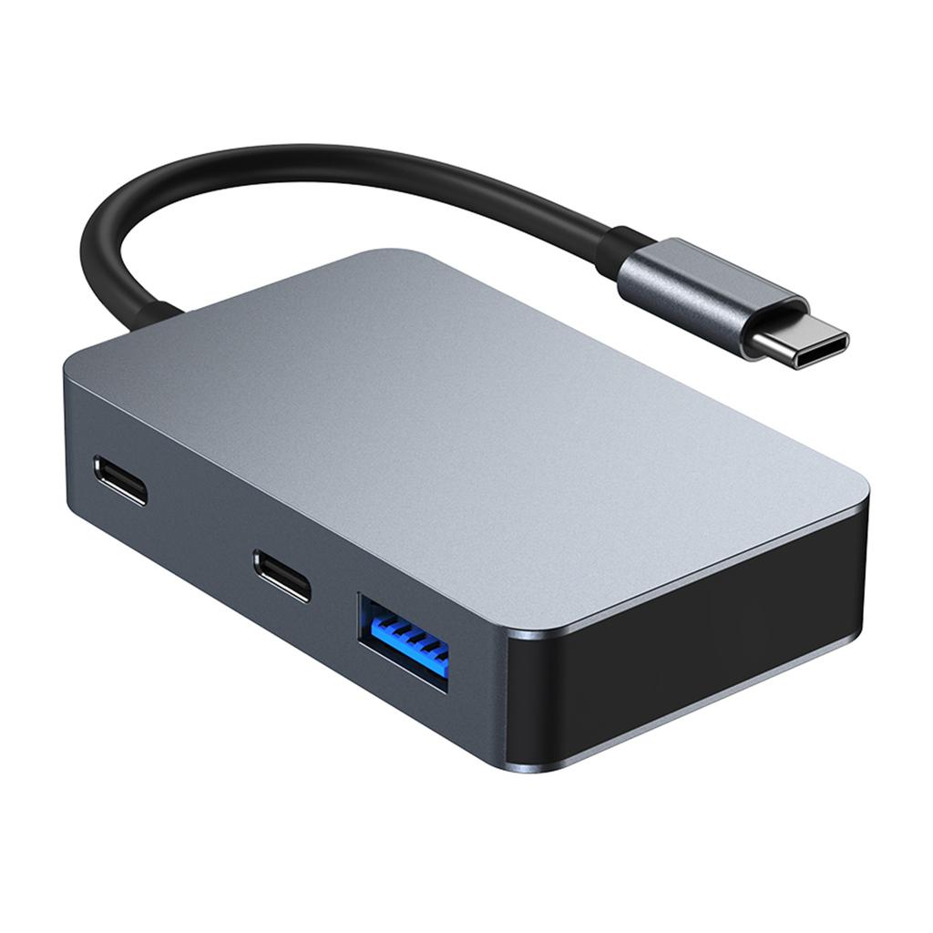 5 в 1 TYPE-C+USB3.0*3+PD100W+USB-C Адаптер-хаб с интерфейсом для передачи данных док-станция для MacBook