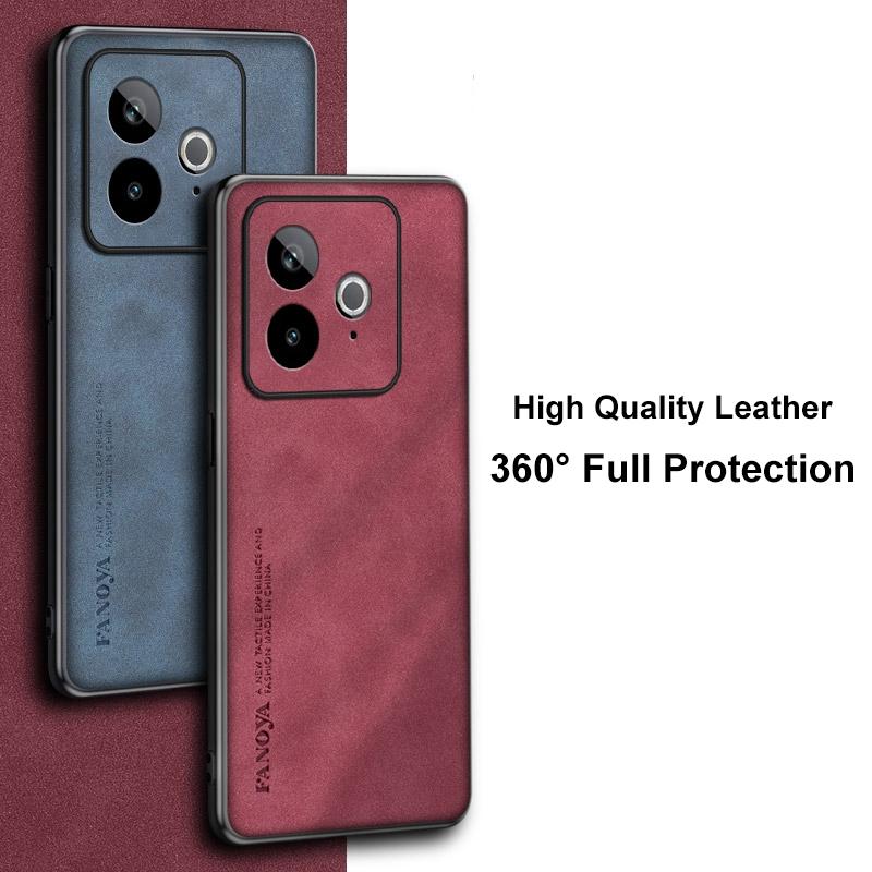Для Realme GT7 GT 7 T Чехол Роскошный Кожаный Чехол для Телефона Для Realme GT 7T GT7T 5G Задняя Крышка Силиконовый Ударопрочный Полная Защита