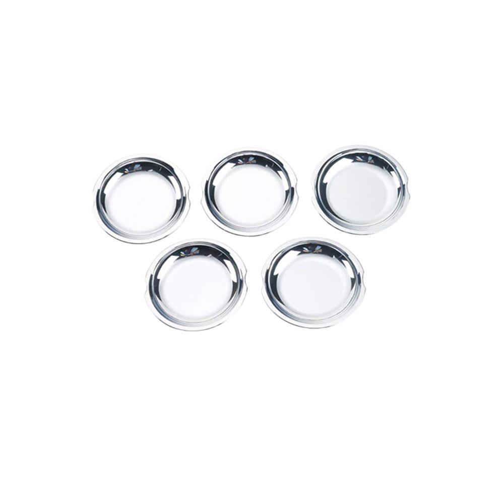 5 шт. Хромированные накладки на чашки наружных дверных ручек для 2007-2017 Jeep Wrangler JK