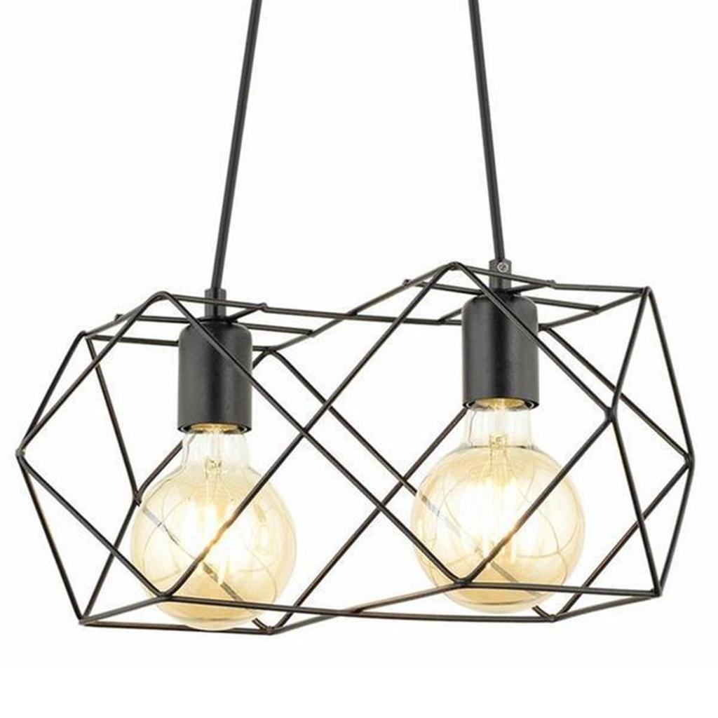 Люстра Sapphire Light Lily 2-х рядная черная