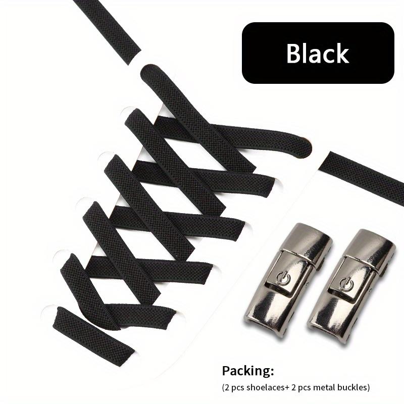 1 пара шнурков без завязок с пряжками для кроссовок, спортивной обуви