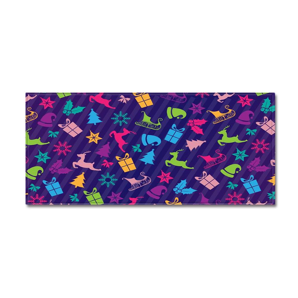 Рождественский кухонный песочный ковер придверный коврик длинный напольный коврик