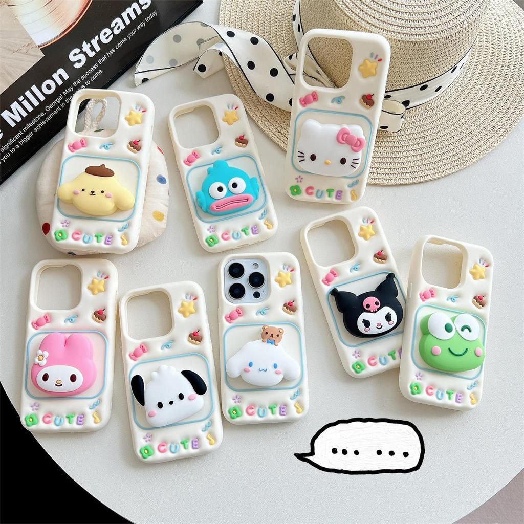 Мультяшный вращающийся чехол-подставка Sanrio для iPhone 14/13/12/11 Pro/Pro Max