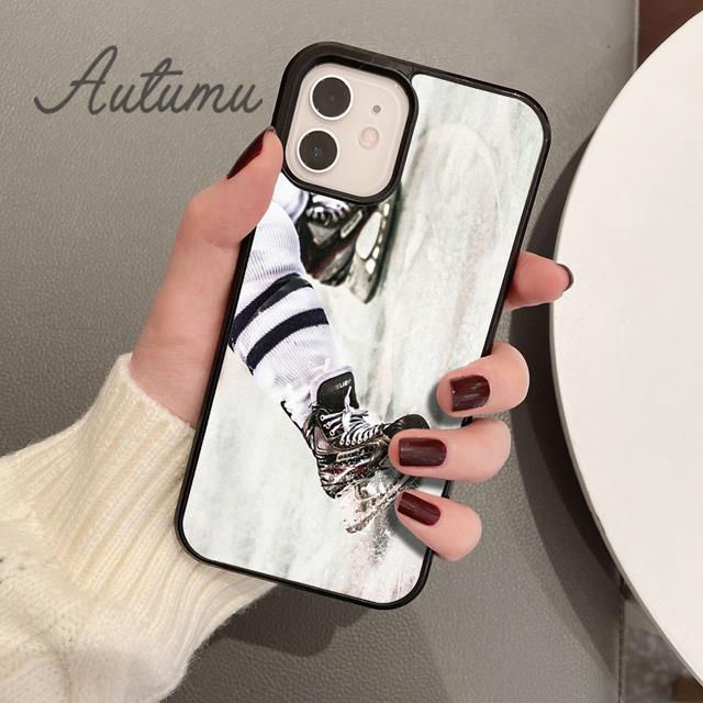 Ice Hockey Is Life Phone Case for iPhone 11 12 13 14 Pro Max Mini X XR XS SE 2020 6S 7 8 Plus Samsung Galaxy S21 S22 Cover Shell