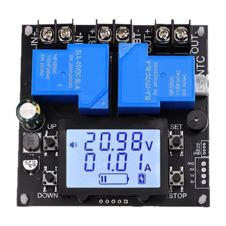 30A Relays Voltages Protectors LCD Display Auto CutOff Switch For Lithium Acid Batteries DC10V 110V DIY Applications