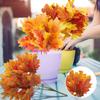 Maple Leaf Artificial Autumn Leaves Branches Fake Fall Flower Arrangement Thanksgiving Decoration Home Kitchen Table Centerpiece