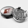 4Pc 56mm 60mm Car Wheel Center Cap Stickers Hub Covers Badge Decal Accessories For Audi Sline A1 A2 A3 A4 A4L A5 RS RS3 RS4 RS6