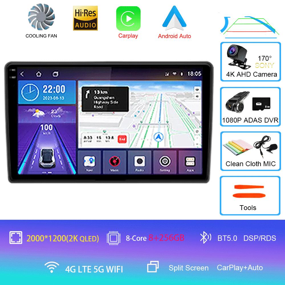 Для Volkswagen VW Golf 4 IV Jetta MK4 Classics Car Radio Android 14 Multimedia Player Carplay GPS Android Auto Stereo DSP 2 Din