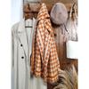 Women's winter scarf, versatile and high-end, made of faux cashmere, double-sided houndstooth pattern, thickened for warmth and protection from the