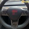 Dry Carbon Fiber Steering Wheel Sticker for Tesla Model 3/Y