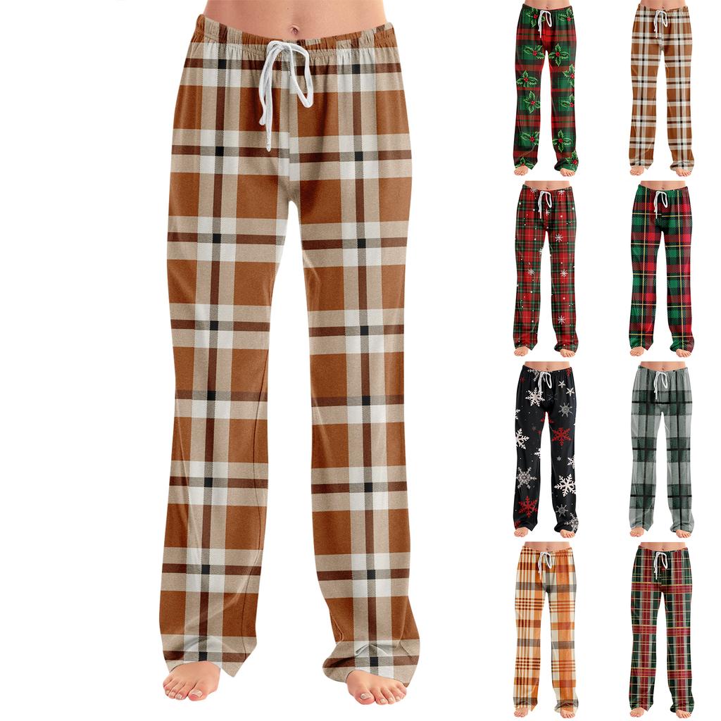 Adult Fashionable Loose Christmas Printed Casual Pants, Loungewear, Sleep Pants