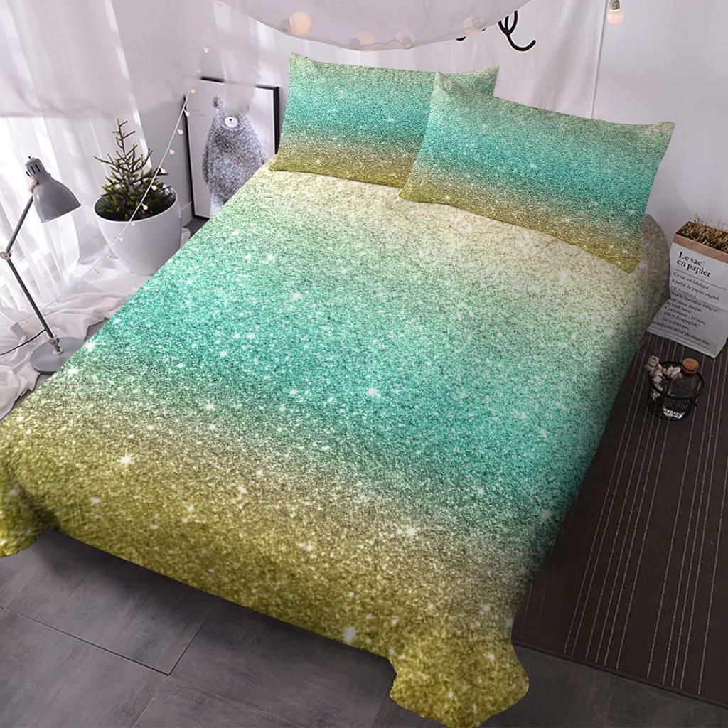 Цветное мраморное постельное белье, трехпредметный пододеяльник