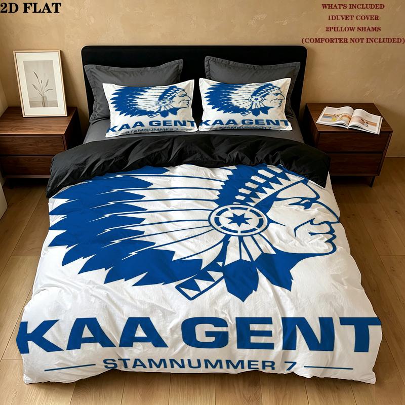 Постельное белье с узором Kaa Gent Комплект одеяла Пододеяльник Наволочка Домашний Декор Подарок на День Рождения (1 * пододеяльник + 2 * наволочка без наполнителя)